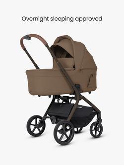 Silver Cross Breez Stroller, Carrycot & Accessories with Cybex Cloud T i-Size Rotating Baby Car Seat and Base, Maple - view 2, 