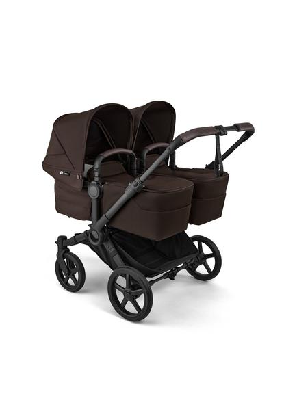 Bugaboo Donkey 6 Twin Stroller Essential Bundle, Cocoa Brown - view 2, 
