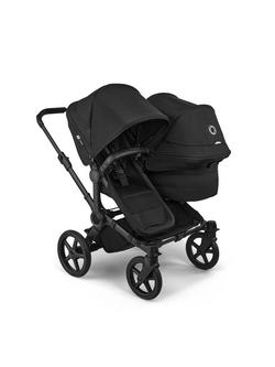 Bugaboo Donkey 6 Double Stroller with Otter by Nuna Car Seat & 360 Base Ultimate Bundle, Black - view 2, 