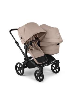 Bugaboo Donkey 6 Double Stroller with Otter by Nuna Car Seat & 360 Base Ultimate Bundle, Desert Taupe - view 2, 