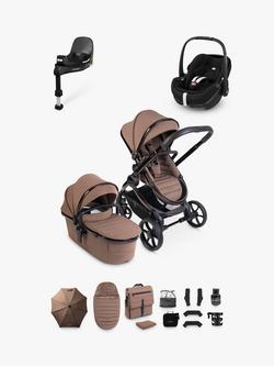 iCandy Peach 8 Pushchair & Accessories with Maxi-Cosi Pebble 360 Pro2 Baby Car Seat and Base Bundle, Coco, 