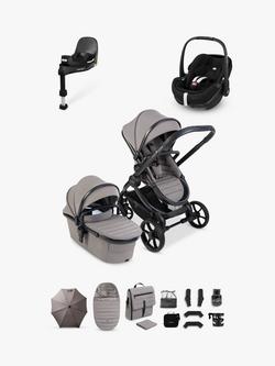 iCandy Peach 8 Pushchair & Accessories with Maxi-Cosi Pebble 360 Pro2 Baby Car Seat and Base Bundle, Porcini, 
