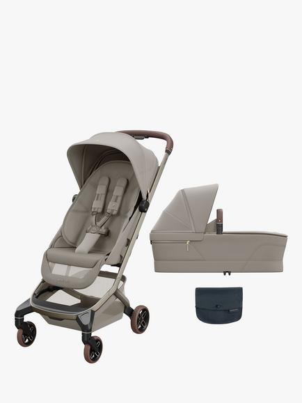 Maxi-Cosi Fame Cabin Stroller & Carrycot with Rain Cover, Sapphire Sand, 