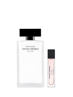 Narciso Rodriguez For Her Pure Musc Eau de Parfum, 100ml Bundle with Gift, 