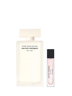 Narciso Rodriguez For Her Pure Musc Blanc Eau de Parfum Intense, 100ml Bundle with Gift, 