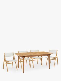 X-Ray 6-8 Seater Dining Table & Chair Set, Oak, 
