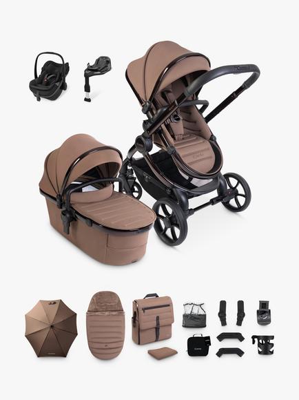 iCandy Peach 8 Pushchair & Accessories with Maxi-Cosi Pebble Slide Pro Car Seat & FamilyFix Base, Coco, 