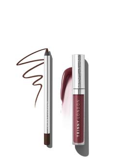 Trinny London Line2Define Lip Liner, Pauline & Sheer Joy Pro-Collagen Lip Oil, Lyla Bundle, 