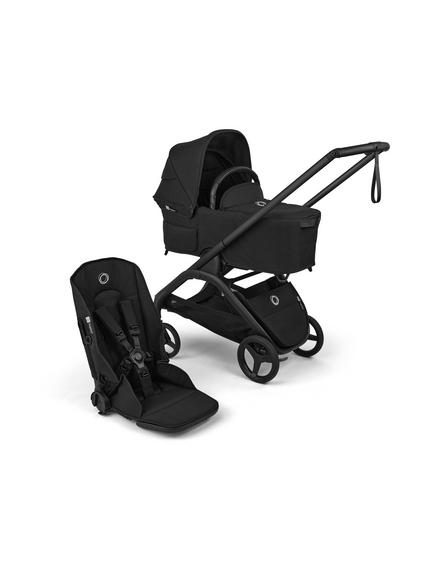 Bugaboo Dragonfly Plus Pushchair & Carrycot with Bugaboo Otter by Nuna Baby Car Seat & 360 Base Ultimate Bundle, Black - view 2, 