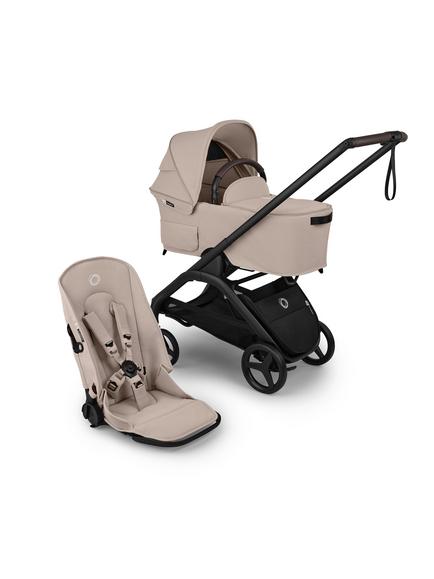 Bugaboo Dragonfly Plus Pushchair & Carrycot with Bugaboo Otter by Nuna Baby Car Seat & 360 Base Ultimate Bundle, Taupe - view 2, 