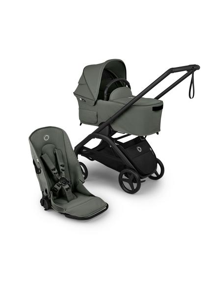 Bugaboo Dragonfly Plus Pushchair, Carrycot & Accessories Essential Bundle, Forest Green - view 2, 