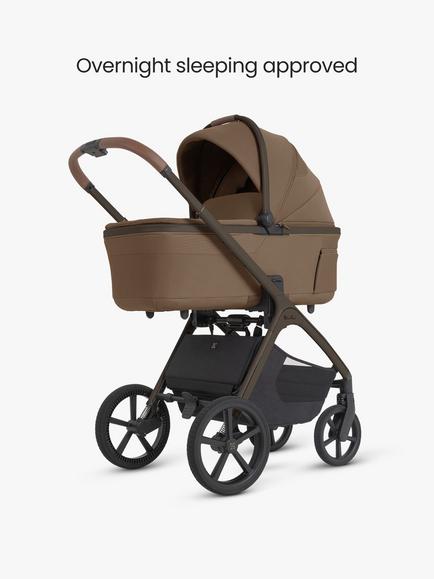 Silver Cross Cove 2 Stroller, Carrycot & Accessories with Cybex Cloud T Baby Car Seat & Base Bundle, Maple - view 2, 
