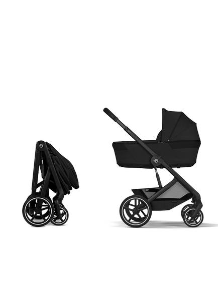 Cybex Balios S Lux Pushchair, Fold Carrycot & Accessories with Cloud G3 Baby Car Seat & Base Ultimate Travel System Bundle, Black - view 2, 