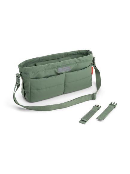 Done by Deer Quilted Stroller Organiser, Footmuff & Stroller Mittens Bundle, Green - view 2, 