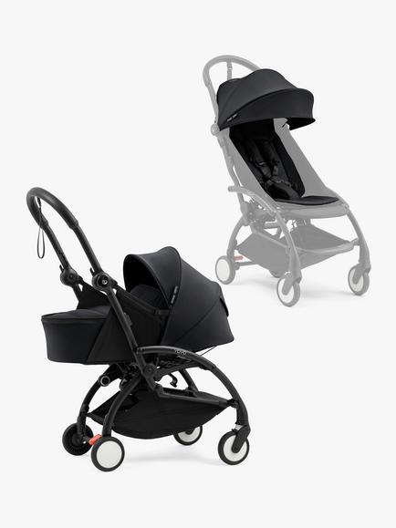 Stokke YOYO⁵ Stroller & Newborn Pack Bundle, Black, 
