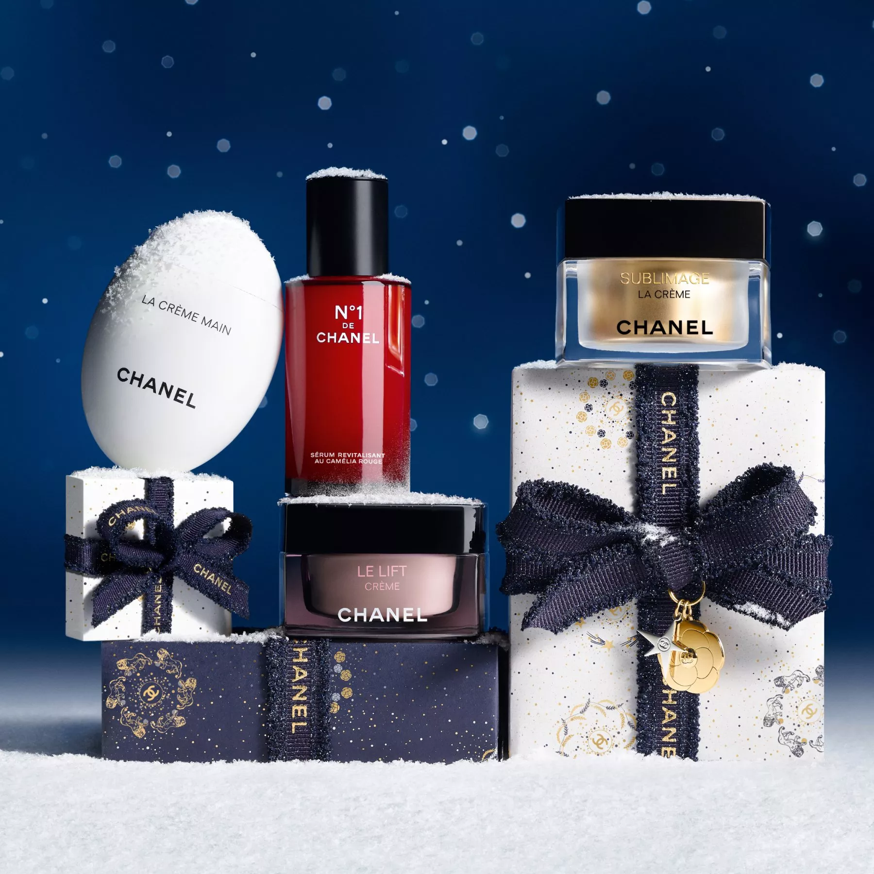 A selection of CHANEL skincare