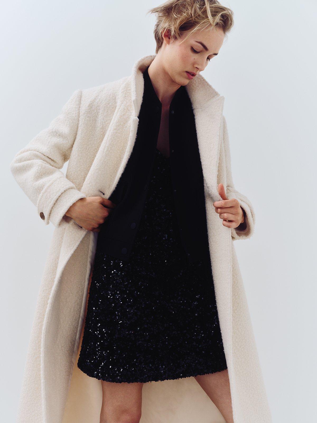 Women's Teddy Longline Coat
