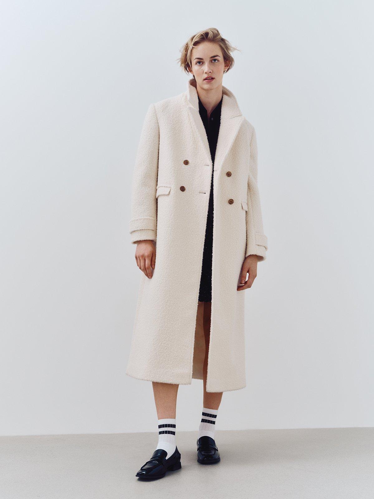 Women's Teddy Longline Coat