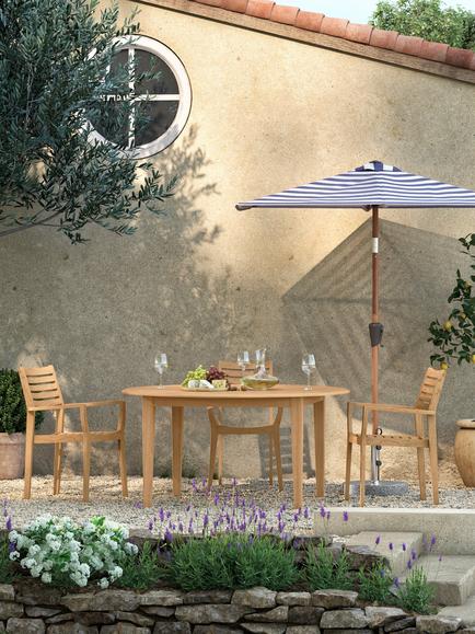 John Lewis Parasol Base Weight, Granite, 30kg - view 2, Granite