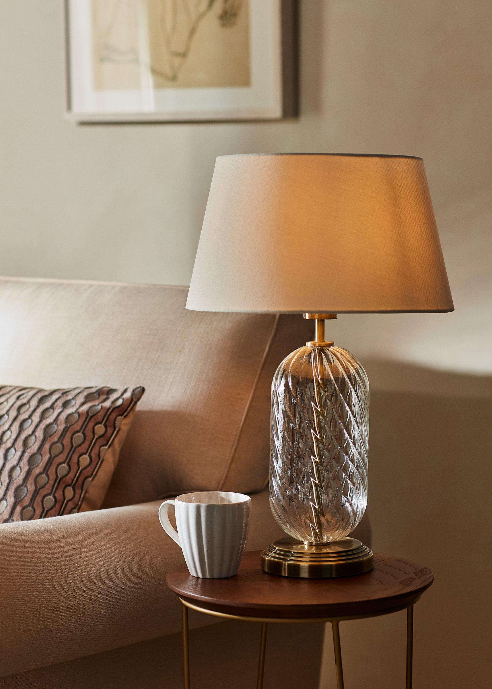 John lewis glass lamps sales
