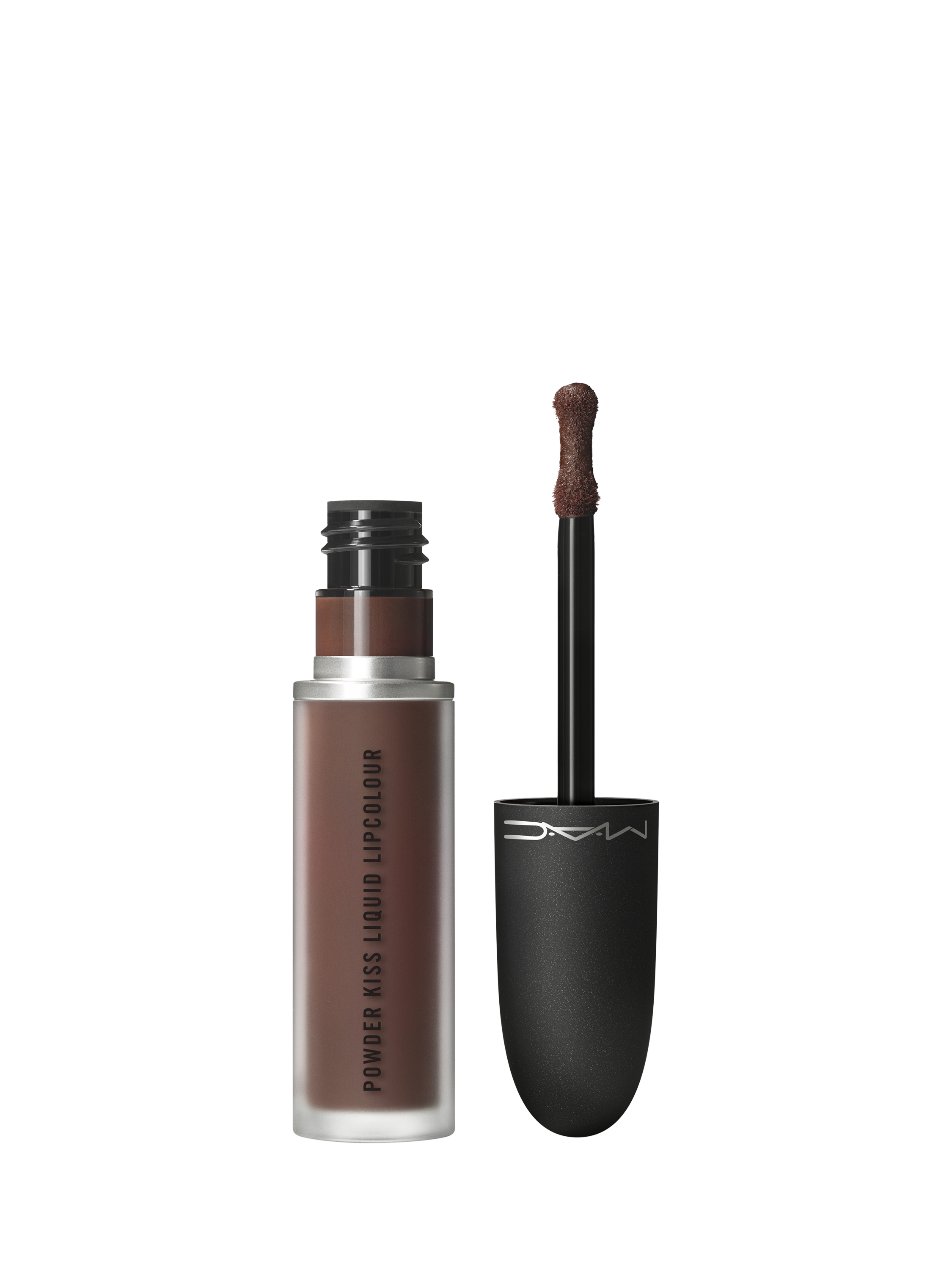 Product image 1 of 3, which shows MAC Powder Kiss Liquid Lip Colour, Chestnut