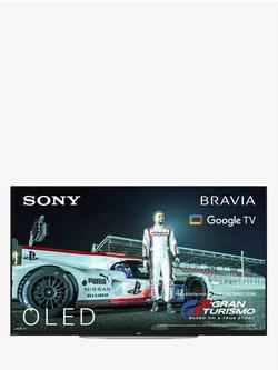 Sony Bravia A90K, 48 inch OLED XR HDR 4K Ultra HD Smart Google TV with Youview/Freesat HD & Dolby Atmos, XR48A90K, Black