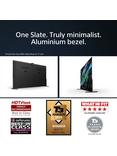 Sony Bravia XR XR77A95L QD-OLED HDR 4K Ultra HD Smart Google TV, 77 inch with Youview, Dolby Atmos & Acoustic Surface Audio+, Black