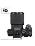 Sony a7 III (Alpha ILCE-7M3) Compact System Camera with 28-70mm Zoom Lens, 4K Ultra HD, 24.2MP, Wi-Fi, Bluetooth, NFC, OLED EVF, 5-Axis Image Stabiliser & Tiltable 3" LCD Touch Screen, Black