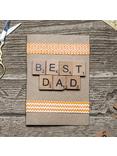 Homemade Father's Day Card, Gold