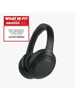 Sony WH-1000XM4 Noise Cancelling Wireless Bluetooth NFC High Resolution Audio Over-Ear Headphones with Mic/Remote - view 2, Black