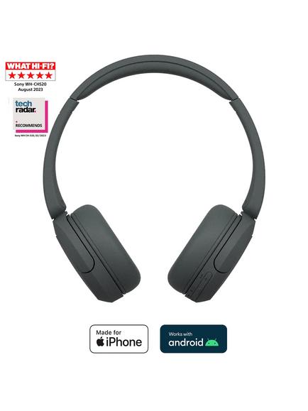 Sony WH-CH520 Bluetooth Wireless On-Ear Headphones with Mic/Remote - view 2, Black