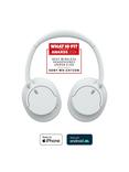 Sony WH-CH720 Noise Cancelling Bluetooth Wireless On-Ear Headphones with Mic/Remote, White