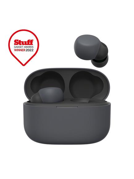 Sony WF-LS900 LinkBuds S Noise Cancelling True Wireless Bluetooth In-Ear Headphones with Mic/Remote - view 2, Black