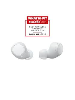 Sony WF-C510 True Wireless Bluetooth In-Ear Headphones with Mic/Remote - view 2, White