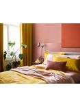 John Lewis Rectangular Velvet Cushion, Plaster