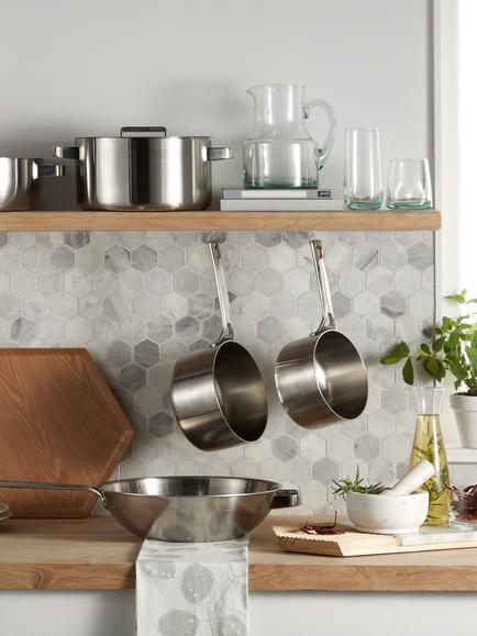 John Lewis 5-Ply Thermacore Cookware, Silver