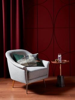 Design Project by John Lewis No.198 Cushion, Evergreen - view 2, Evergreen