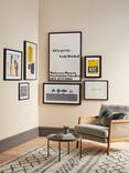 John Lewis Andy Warhol 'All Is Pretty' Framed Print, 103 x 73cm, Black/White
