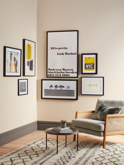 John Lewis Andy Warhol 'All Is Pretty' Framed Print, 103 x 73cm, Black/White - view 2, Black/White