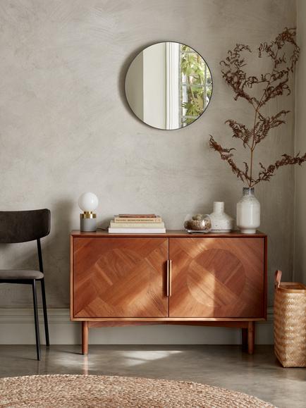 John Lewis Symmetry Sideboard, Dark Brown - view 2, Dark Brown