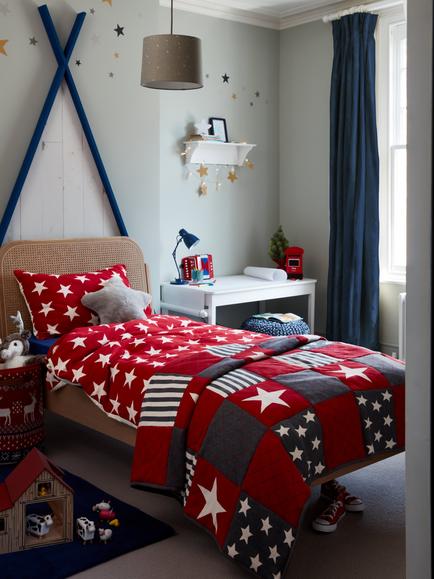 Christmas Star Children's Bedroom Range, Navy