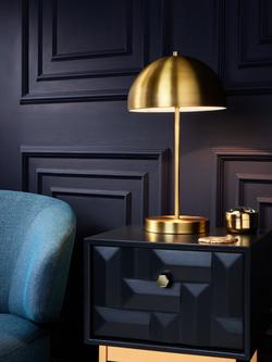 John Lewis Dome Table Lamp - view 2, Brass