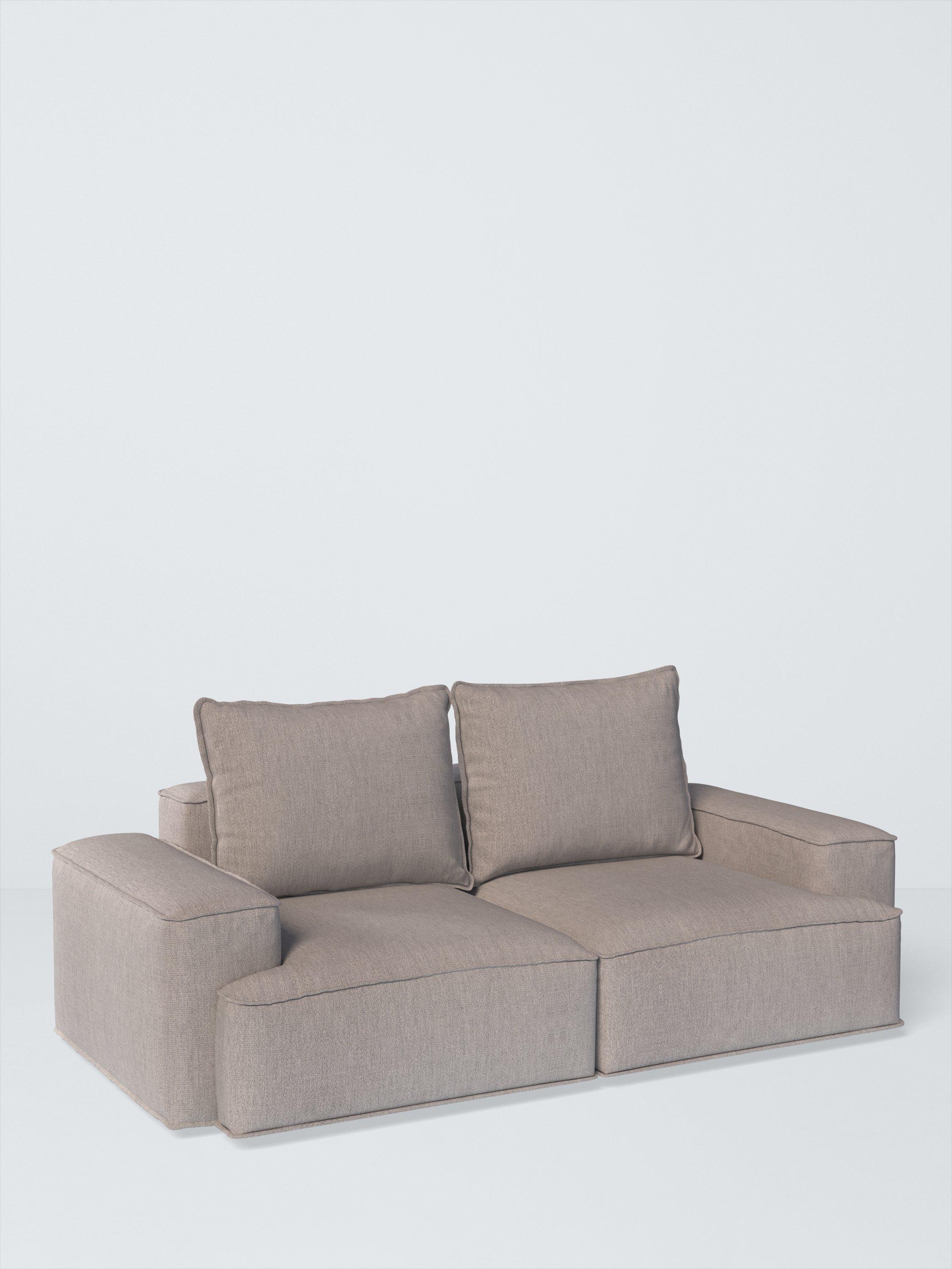 Border Range, John Lewis Twisted Boucle Fabric, Silver Grey, Price Band D