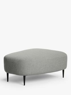 John Lewis Lozenge Footstool, Metal Leg, 