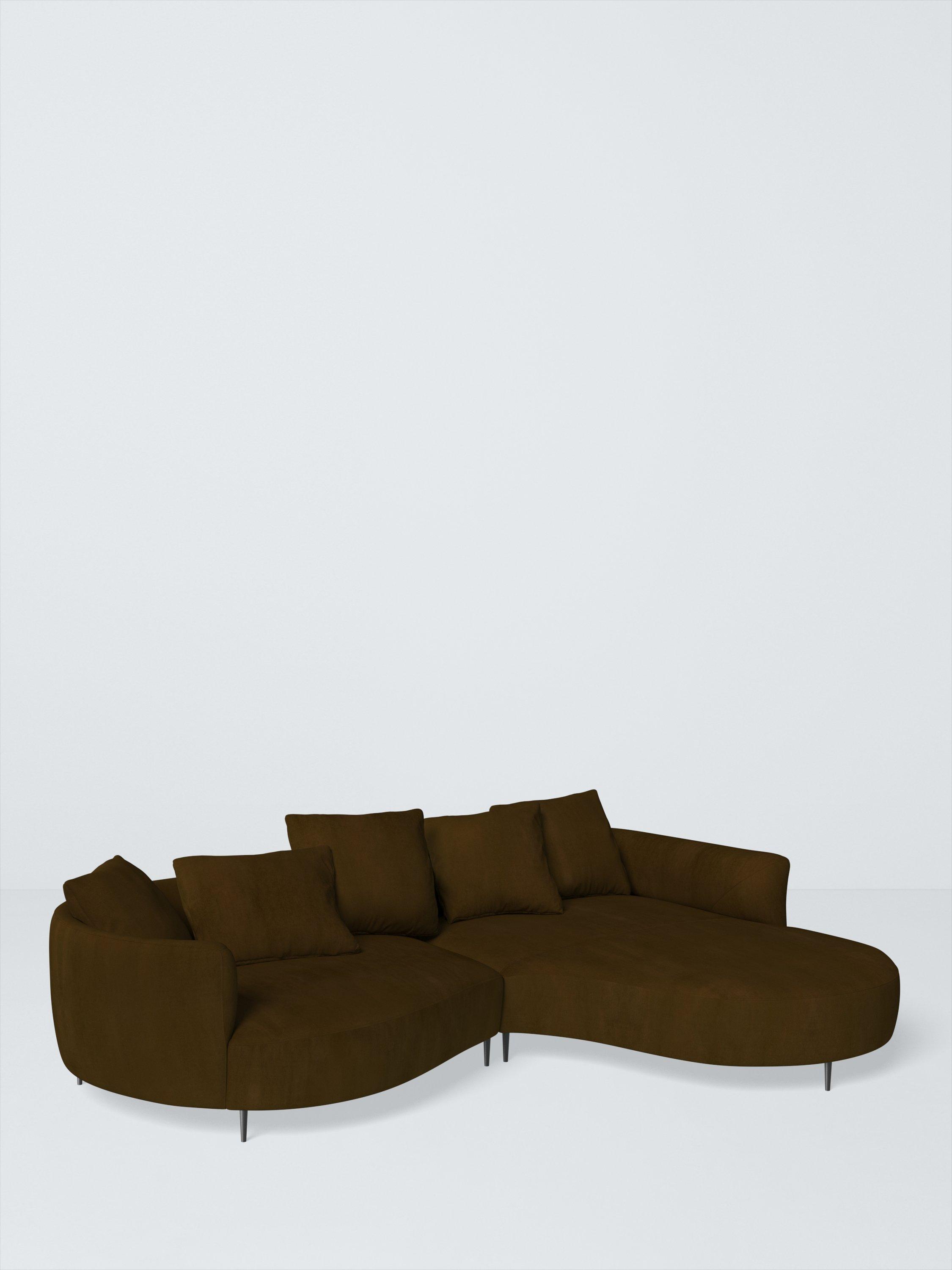 Lozenge Range, John Lewis Easy Clean Plush Velvet Fabric, Dark Khaki, Price Band B