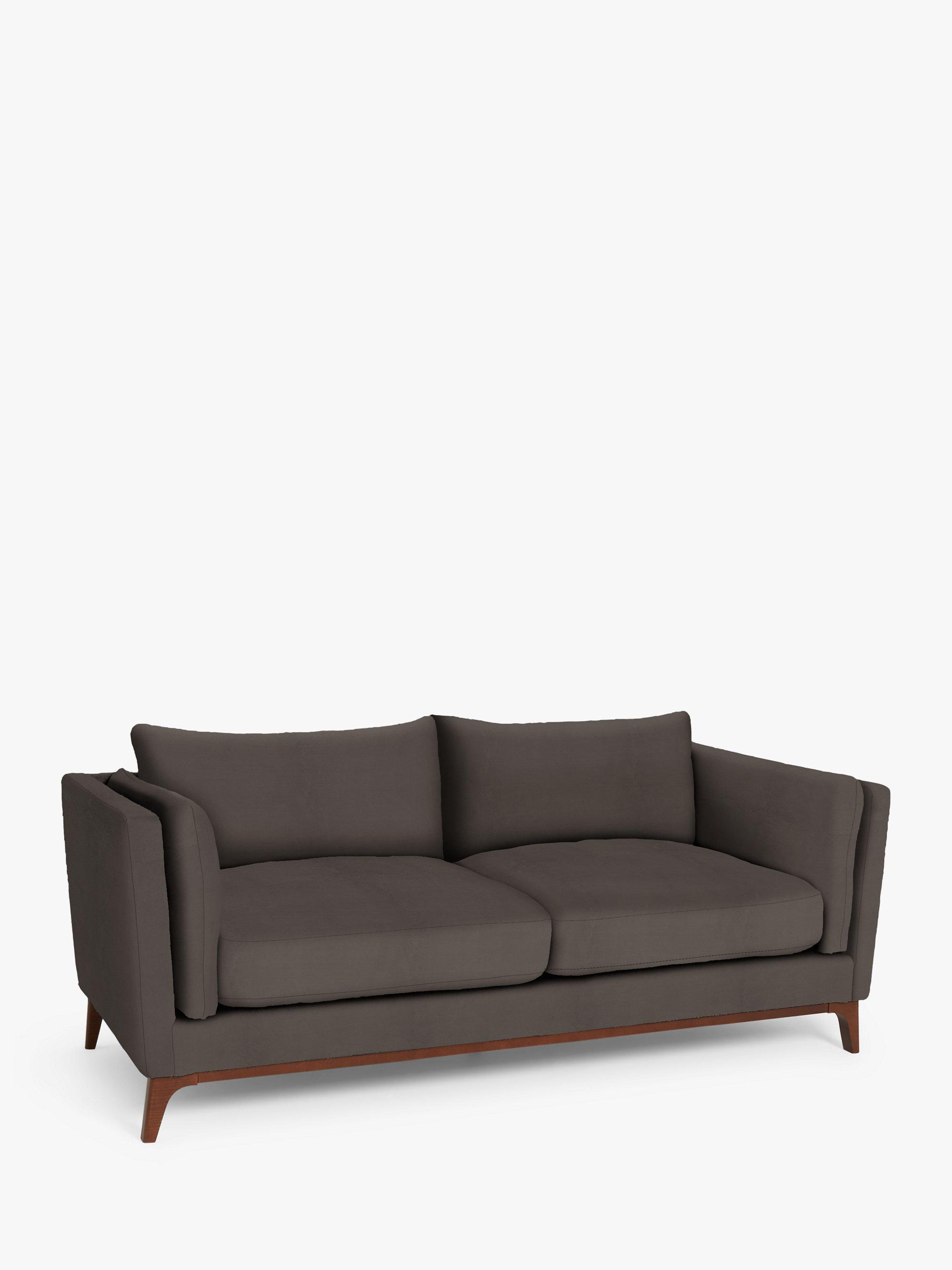 Trim Range, John Lewis Easy Clean Plush Velvet Fabric, Charcoal, Price Band B