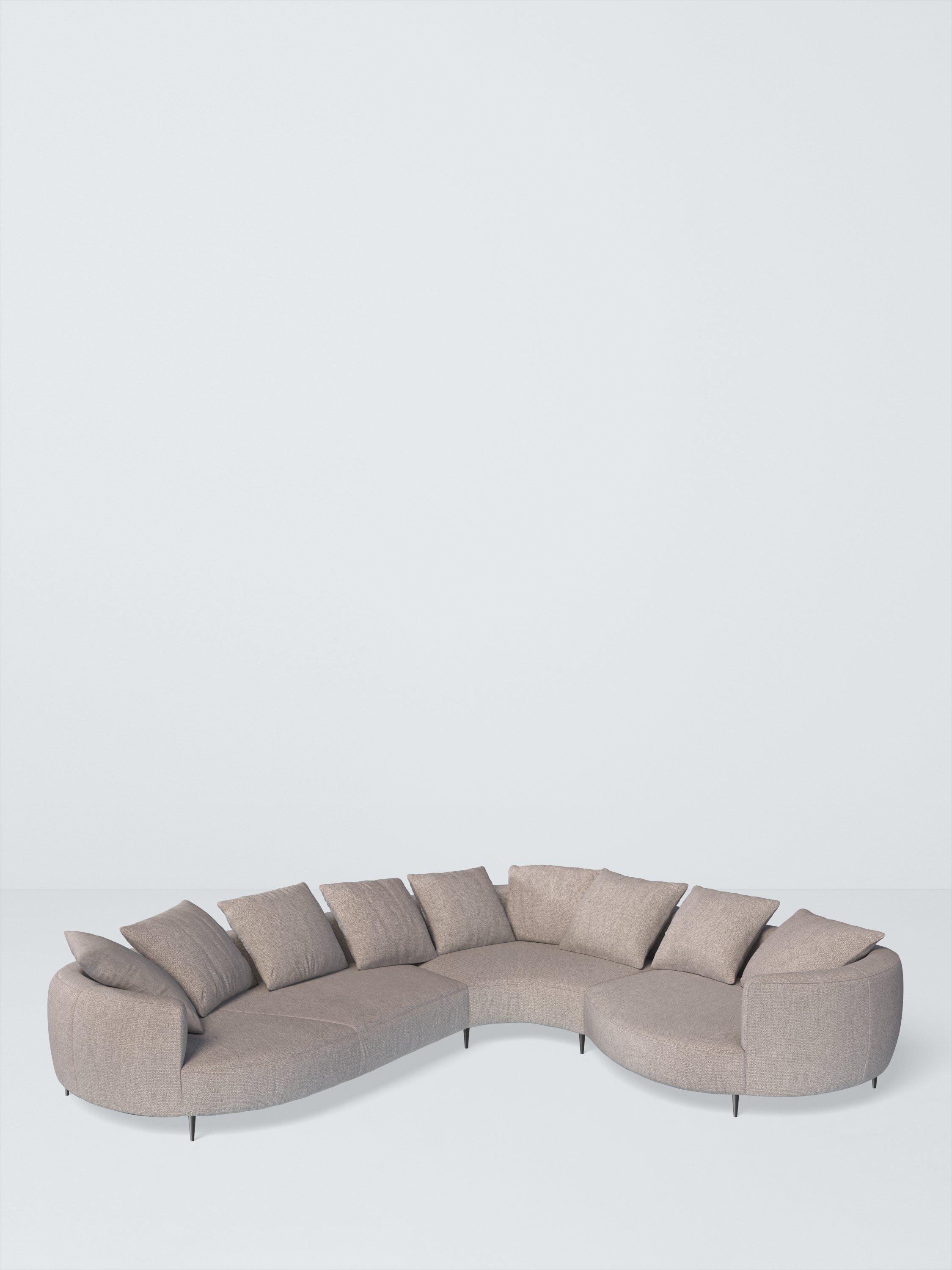 Lozenge Range, John Lewis Twisted Boucle Fabric, Silver Grey, Price Band D