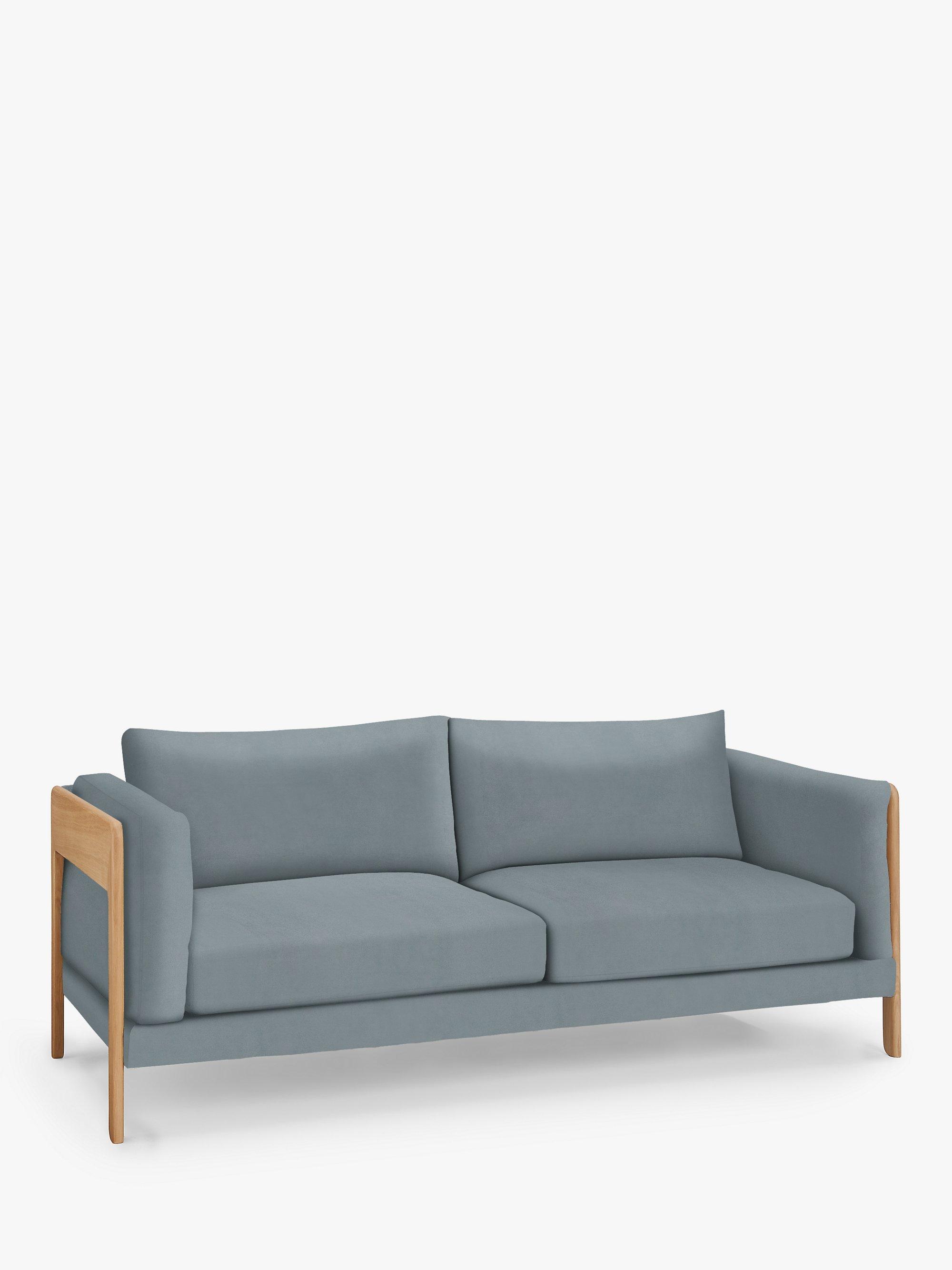 Nest Range, John Lewis Easy Clean Eco Velvet Fabric, Slate Blue, Price Band D