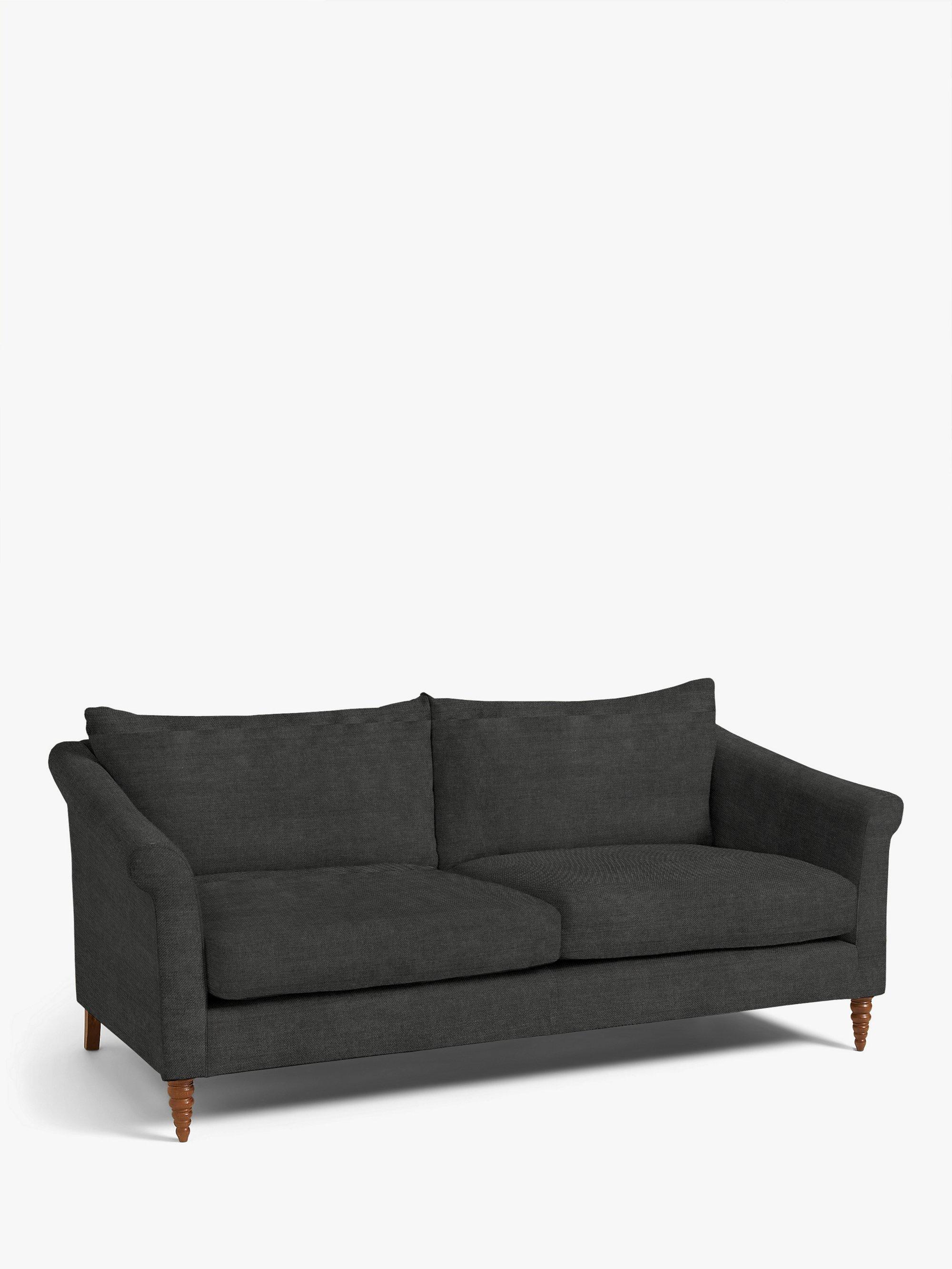 Sloane Range, John Lewis Soft Chenille Fabric, Charcoal, Price Band C