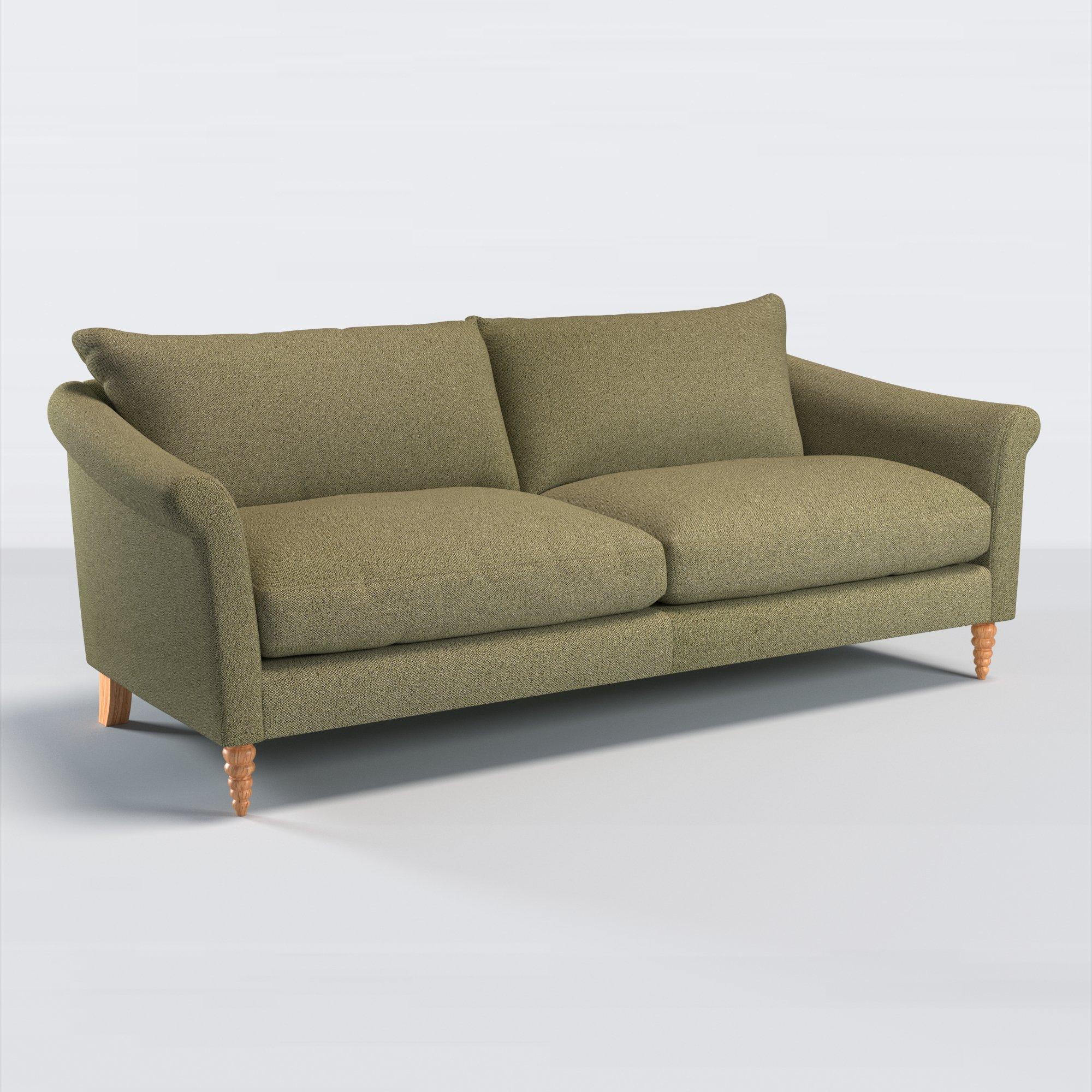 Sloane Range, John Lewis Boucle Fabric, Olive Green, Price Band B